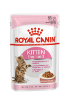 Влажный корм Royal Canin Польша Kitten Sterilised для стерилизованных котят от 6 до 12 месяцев
