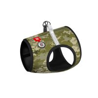 WAUDOG Украина Шлей для собак мягкого Clothes с QR паспортом, рисунок "Милитари"