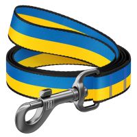WAUDOG Украина Поводок для собак из нейлона Nylon, рисунок "Colors of freedom" (122 см)