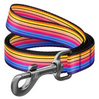 WAUDOG Украина Поводок для собак нейлоновый Nylon, рисунок "Линия 1" (122 см)