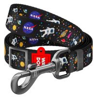 WAUDOG Украина Поводок для собак нейлоновый Nylon, рисунок "NASA", регулируемый (183 см)
