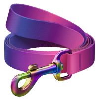 WAUDOG Украина Поводок для собак из нейлона Nylon Recycled, градиент, фиолетовый (122 см)