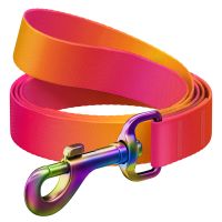 WAUDOG Україна Повідець для собак з нейлону Nylon Recycled, градієнт, помаранчевий (122 см)