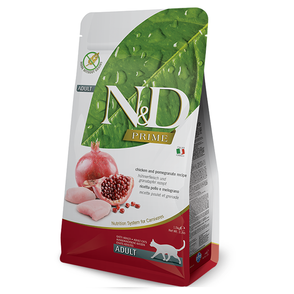 Сухий корм Farmina Сербія N&D Grain Free PRIME для дорослих котів з куркою і гранатом