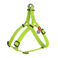 WAUDOG Украина Шлей для собак водостойкий Waterproof, с QR-паспортом, металлическая пряжка-фастекс, салатовый