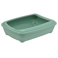 Moderna Бельгия Arist-O-Tray Large туалет с бортиком для кошек, светло-зеленый