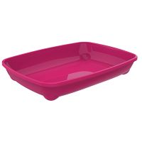 Moderna Бельгия Arist-O-Tray Small туалет с бортиком для кошек, ярко-розовый