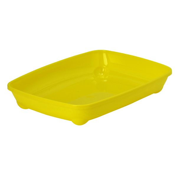 Moderna Бельгия Arist-O-Tray Small туалет с бортиком для кошек, лимонный