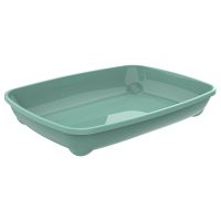 Moderna Бельгия Arist-O-Tray Small туалет с бортиком для кошек, светло-зеленый