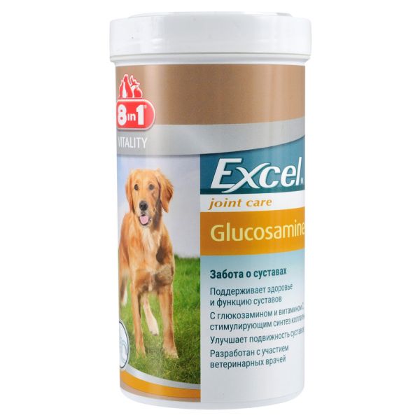 Excel Германия Витамины 8in1 Glucosamine для собак Глюкозамин, 110 табл