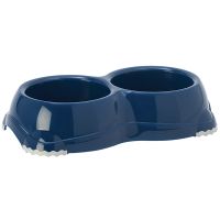 Moderna Бельгия Double Smarty Bowl двойная миска для собак и кошек, черничный