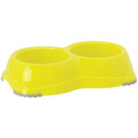 Moderna Бельгия Double Smarty Bowl двойная миска для собак и кошек, лимонный