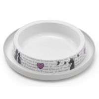 Moderna Бельгия Trendy Dinner Cats in Love миска для кошек, белый