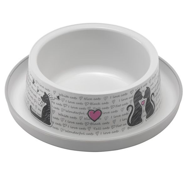 Moderna Бельгия Trendy Dinner Cats in Love миска для кошек, белый