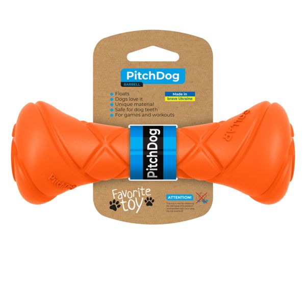 Collar Україна Ігрова гантель для апортировки PitchDog, помаранчевий