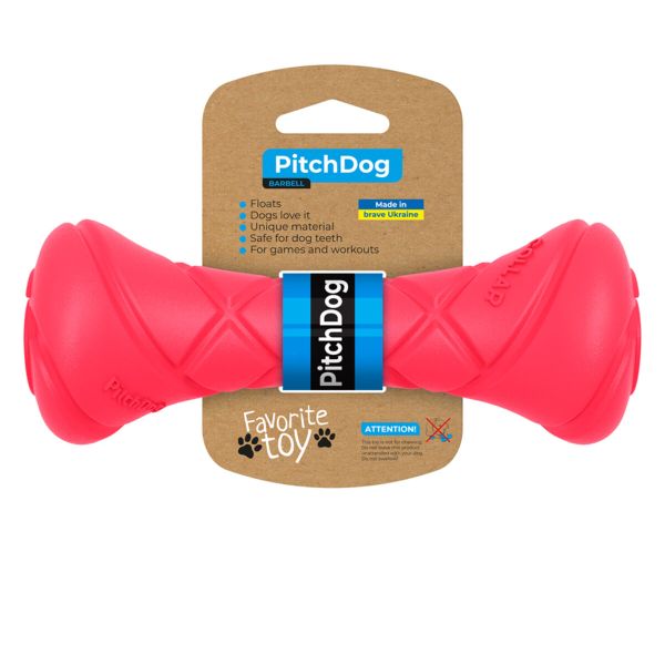 Collar Україна Ігрова гантель для апортировки PitchDog, рожевий