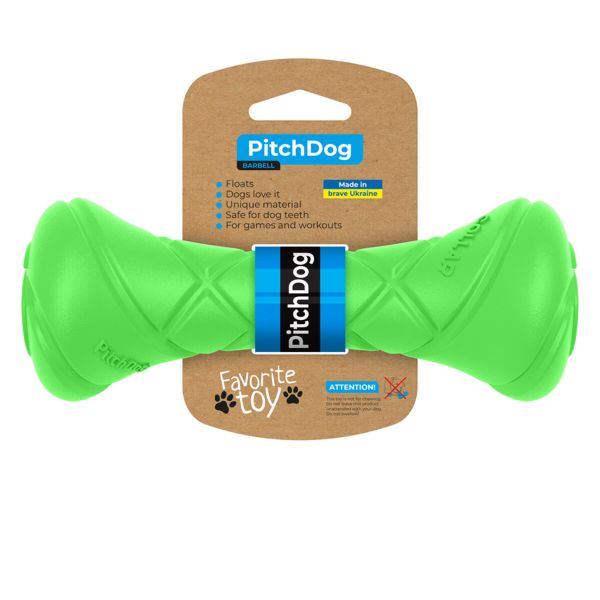 Collar Україна Ігрова гантель для апортировки PitchDog, салатовий