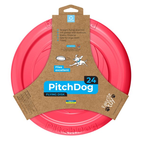 Collar Україна Ігрова тарілка для апотрировки PitchDog, рожевий