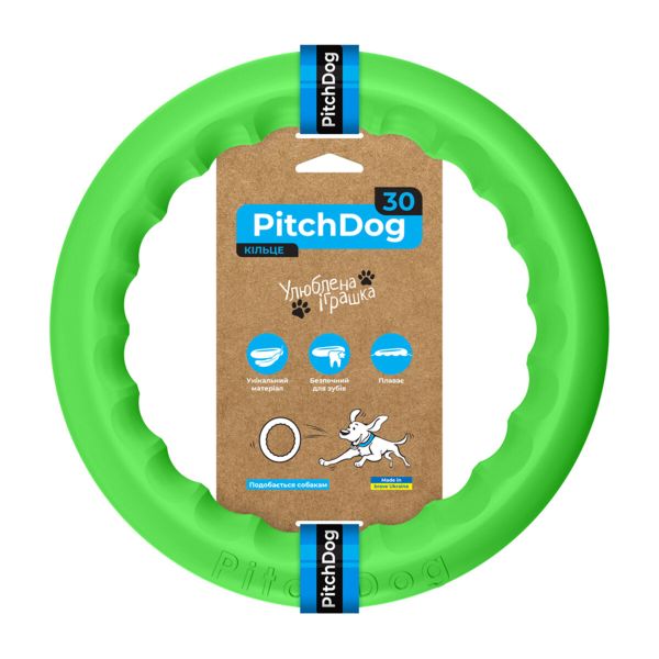 Collar Украина Кольцо для апортировки PitchDog, салатовый