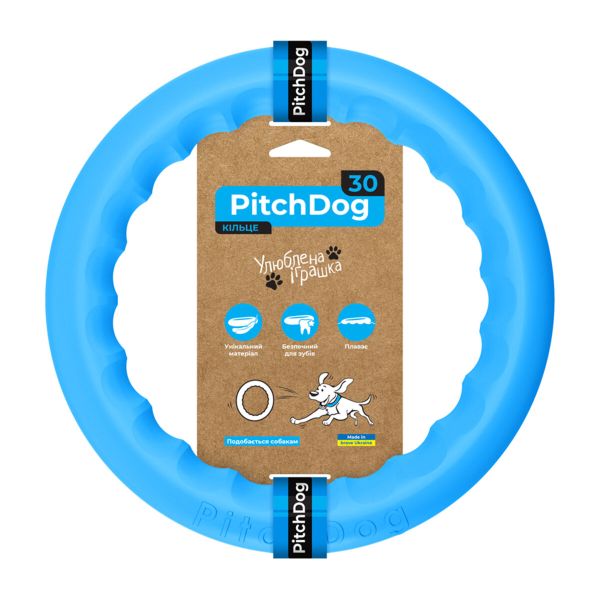 Collar Украина Кольцо для апортировки PitchDog, голубой
