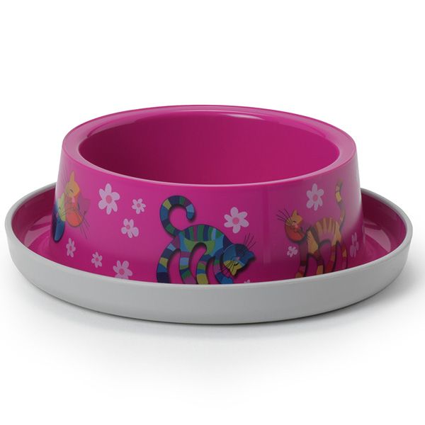 Moderna Бельгия Trendy Dinner Friends Forever миска для кошек, ярко-розовая