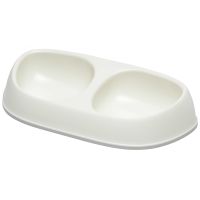 Moderna Бельгия Double Sensibowl двойная миска для кошек, белый