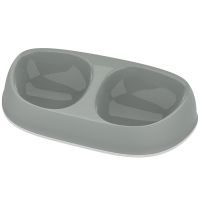 Moderna Бельгия Double Sensibowl двойная миска для кошек, оливковый