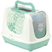 Moderna Бельгия Trendy Cat Eden закрытый туалет для кошек, зеленый