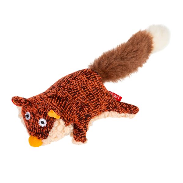 GiGwi Китай Іграшка для собак Лисиця з пищалкою Plush Friendz, текстиль