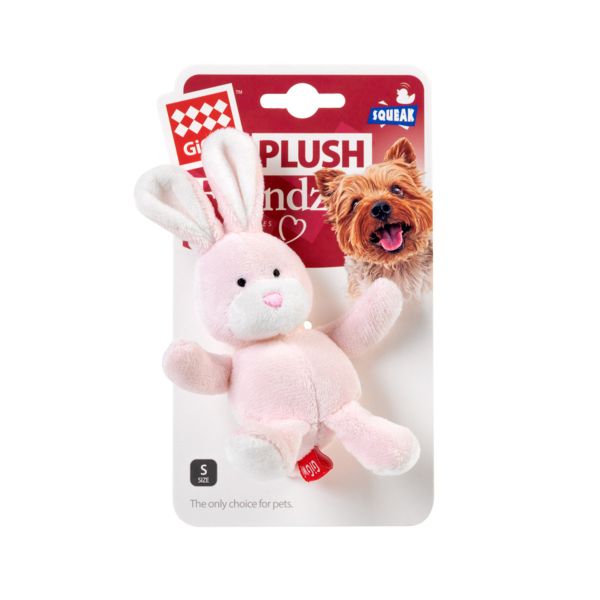 GiGwi Китай Игрушка для собак Заяц с пищалкой Plush Friendz, плюш