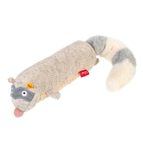 GiGwi Китай Іграшка для собак Єнот з пищалкою Plush Friendz, текстиль