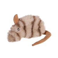 GiGwi Китай Игрушка для кошек Мышка с кошачьей мятой Refillable Catnip, искусственный мех