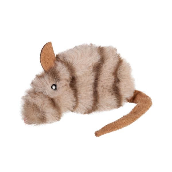 GiGwi Китай Іграшка для котів Мишка з котячою мятою Refillable Catnip, штучне хутро