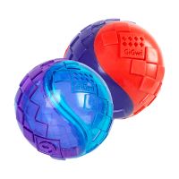 GiGwi Китай Игрушка для собак Два мяча с пищалкой BALL, резина