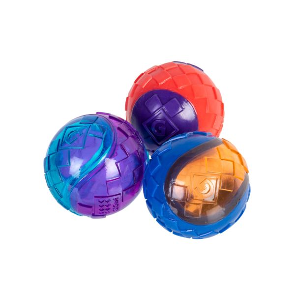 GiGwi Китай Іграшка для собак Три мячі з пищалкою BALL, гума