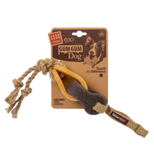 GiGwi Китай Игрушка для собак Резиновая цепь Gum Gum, экорезина
