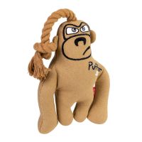 GiGwi Китай Игрушка для собак Обезьяна с пищалкой Puffer zoo, текстиль