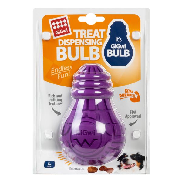 GiGwi Китай Игрушка для собак Лампочка резиновая Bulb Rubber, резина
