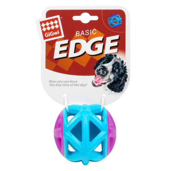GiGwi Китай Игрушка для собак Мяч Basic EDGE, голубой, резина