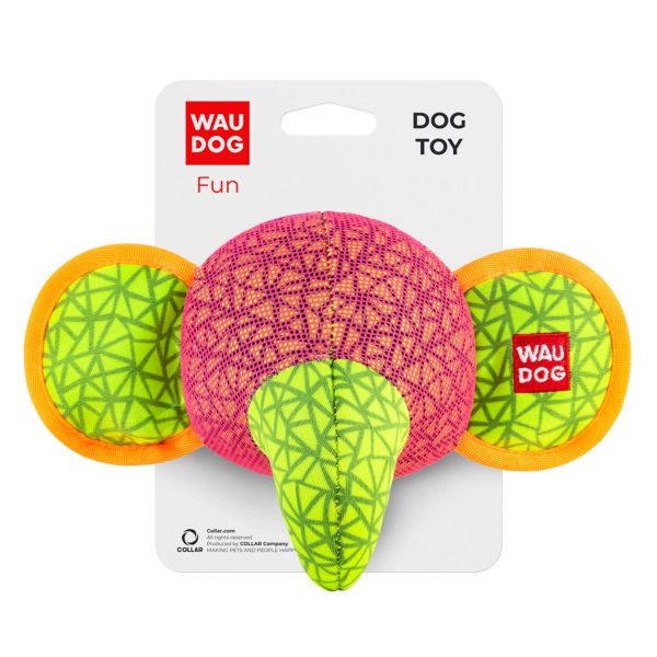 WAUDOG Україна Іграшка для собак Fun, "Слон", рожевий
