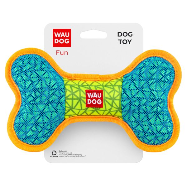 WAUDOG Україна Іграшка для собак Fun, "Кістка", блакитний
