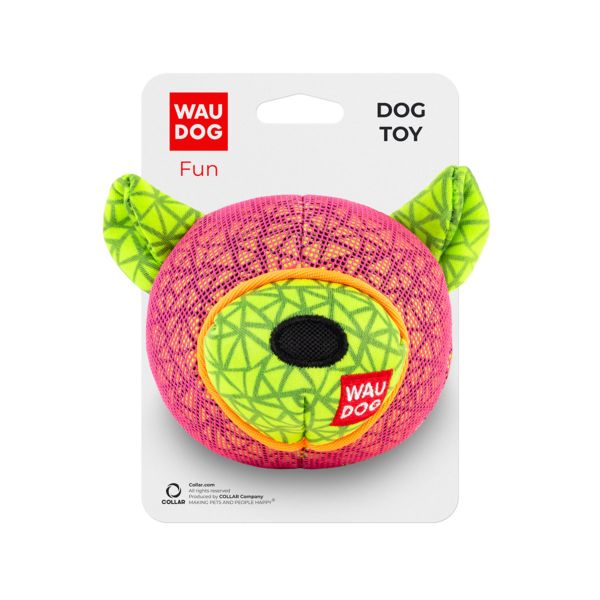 WAUDOG Україна Іграшка для собак Fun, "Ведмідь", рожевий
