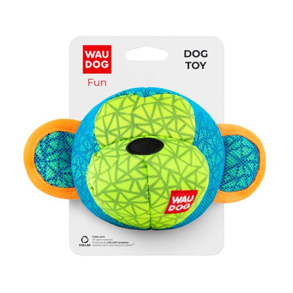 WAUDOG Україна Іграшка для собак Fun, "Мавпа", блакитний