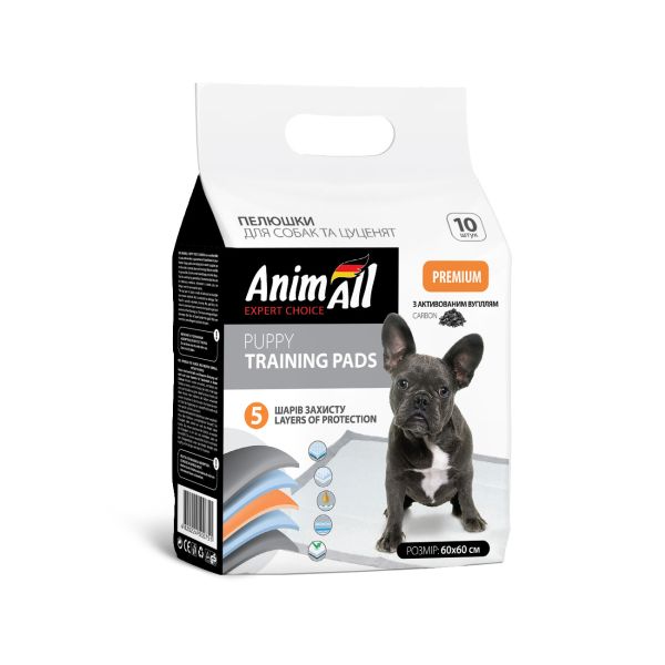 AnimAll Китай Пелюшки для собак з активованим вугіллям 60x60 см