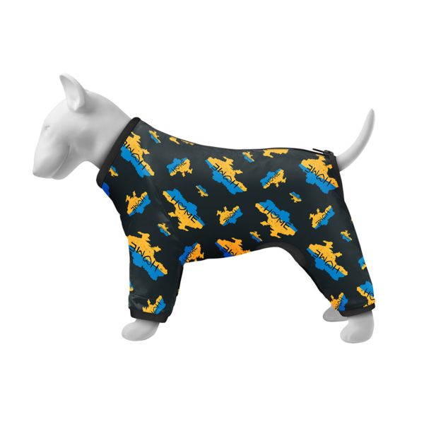 WAUDOG Украина Ветровка для собак Clothes, рисунок "Дом"