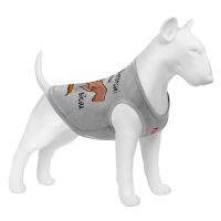 WAUDOG Украина Майка для собак Clothes рисунок "Конотопские магические войска", сетка, серый