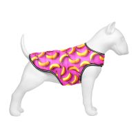 WAUDOG Украина Курточка-накидка для собак Clothes, рисунок "Бананы на розовом"