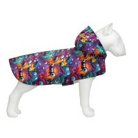 WAUDOG Украина Дождевик-накидка с капюшоном для собак Clothes, рисунок "Зубастые монстры"