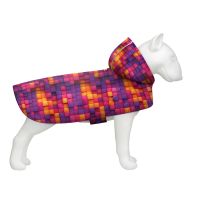 WAUDOG Украина Дождевик-накидка с капюшоном для собак Clothes, рисунок "Кубы 3Д"