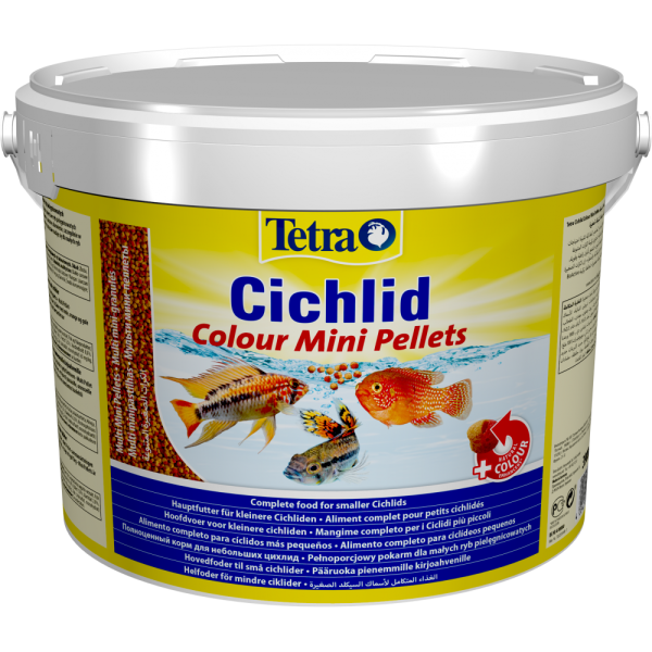 Tetra Германия Корм Cichlid Colour Mini для аквариумных рыб